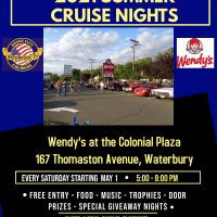 Wendy’s Summer Cruise – Waterbury – May 8, 2021