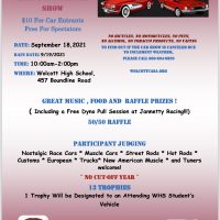 Citizens Against Substance Abuse Car Show – Wolcott – September 18, 2021