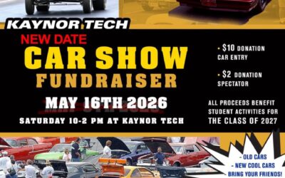 Kaynor Tech Car Show Fundraiser – Waterbury – May 16, 2026 – RAIN DATE