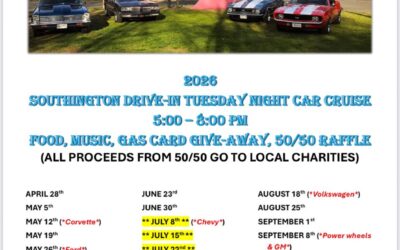Southington Drive-In Car Cruise – Plantsville – Tuesday
