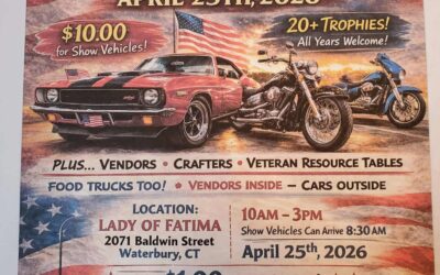 Veterans are Heroes Forever Car & Motorcycle Show – Waterbury – April 25, 2026